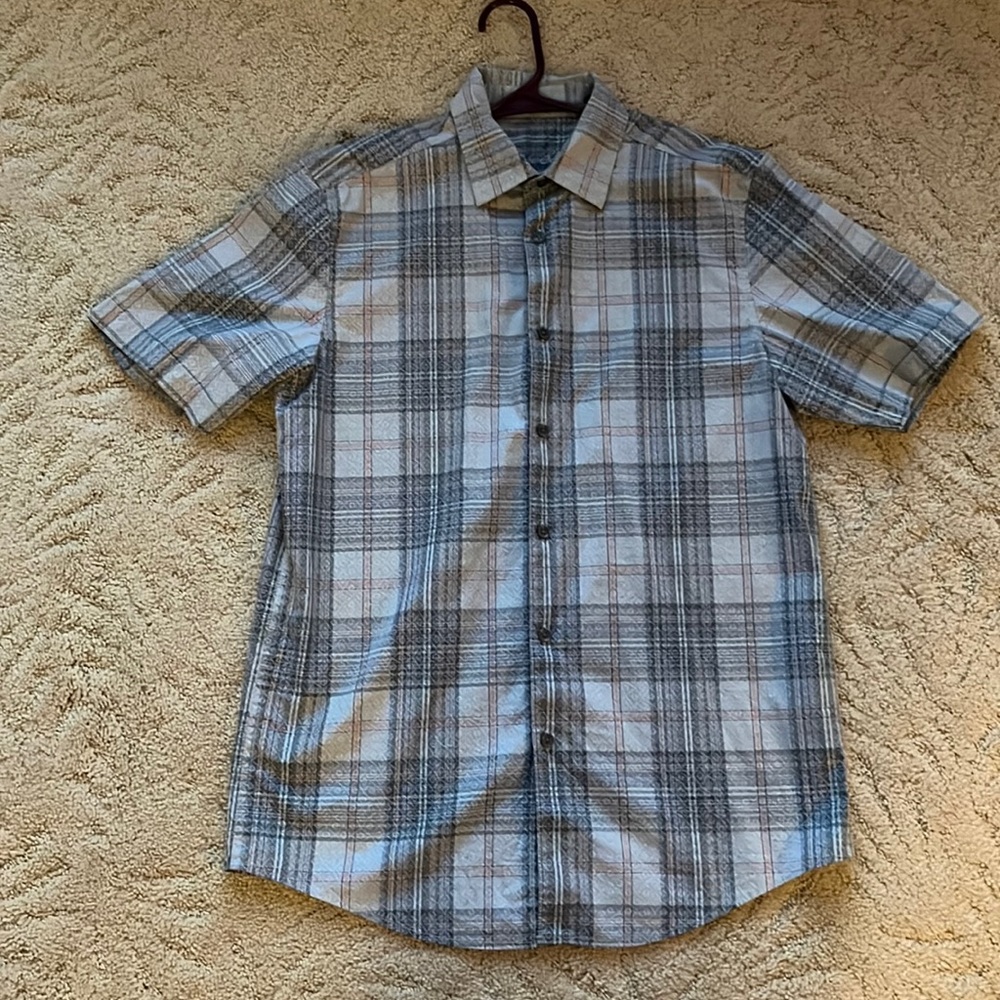 Mens Tessa Ella short sleeve, button down shirts